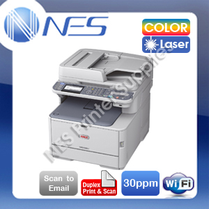 OKI MC562dnw 4in1 Wireless Color Laser MFP Printer+FAX+Duplex+RADF+3yr Warranty