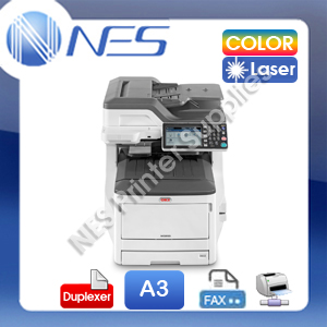 OKI MC853dn 4-in-1 A3 Color Laser Network Printer+RADF+Duplexer+3Yr Wty 23PPM (P/N:45850406) RRP$4365.90