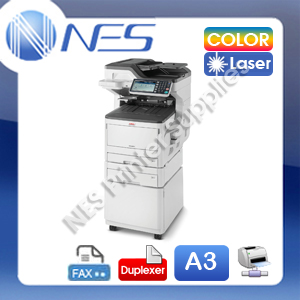OKI MC873dnct 4-in-1 A3 Color Laser Network Printer+RADF+535-Sheet Tray+Cabinet