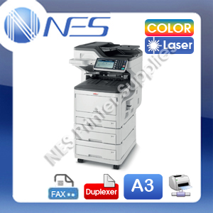 OKI MC873dnx 4-in-1 A3 Color Laser Network Printer+RADF+2x535-Sheet Tray+Caster