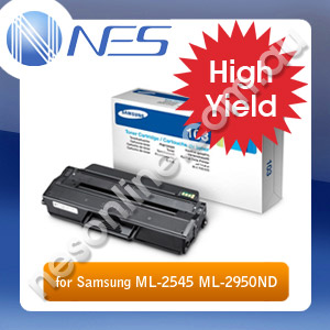 Samsung Genuine MLT-D103L High Yield BLACK Toner MLTD103L for ML-2545/ML-2950ND/ML-2955ND/SCX-4729 (2.5K Yield) SU718A