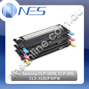 HV Compatible P407C C/M/Y/K Toner Set (Value Pack) for Samsung CLP-320N/CLP-325/CLP-325W/CLX-3185/CLX-3185FN/CLX-3185FW