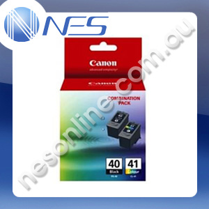 Canon Genuine PG40CL41 1xPG40 & 1xCL41Combo Pack Ink Cartridges for Canon IP1200/IP1300/IP1600/IP1700/IP2200/IP2400/IP6210D/IP6220D/IP6320D/MP140/MP150/MP160/MP170/MP180/MP190/MP210/MP220/MP450/MP460/MP470/MX300/MX310