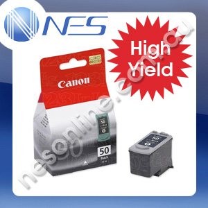 Canon Genuine PG50 FINE BLACK High Yield Ink Cartridge for Canon FAXJX200/FAXJX500/IP2200/IP2400/JX210P/JX510P/ MP150/MP160/MP170/MP180/ MP450/MP460/MX300/MX310
