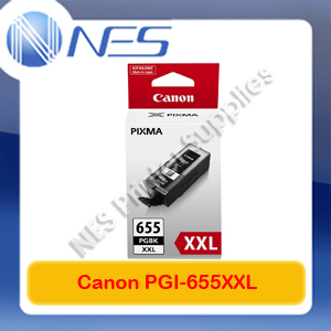 Canon Genuine PGI-655XXL Extra High Yield BLACK Ink Cartridge for MX726/MX926/IX6860