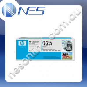 HP Genuine #12A Q2612A BLACK Toner Cartridge for HP LaserJet 1010/1012/1015/1018/1020/1020 Plus/1022/1022n/1022nw/3015/3020/3030/3050/3050z/3052/3055/M1005 MFP/M1300 MFP/M1319f MFP (2K Yield)