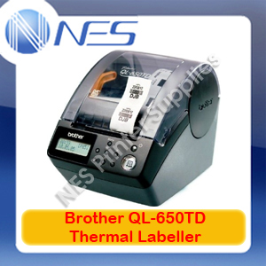 Brother QL-650TD Professional Desktop Thermal Labeller+Auto Cutter 62MM Labels