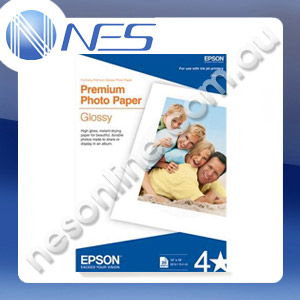 Epson A3+ S041289 Premium Glossy Photo Paper 255gsm (20x Sheets) (329mm x 483mm) [P/N:S041289]