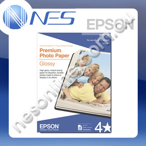 Epson S041464 Premium Glossy Photo Paper Photo Size (5" x 7") - 20 Sheets - 255gsm [S041464]