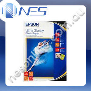 Epson A4 S041927 Ultra Glossy Photo Paper 300gsm (15x Sheets) [P/N:S041927]