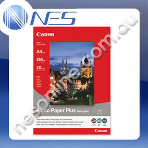 Canon SG201 A4 Photo Paper plus Semi-Gloss 20 sheets 260gsm [SG-201]
