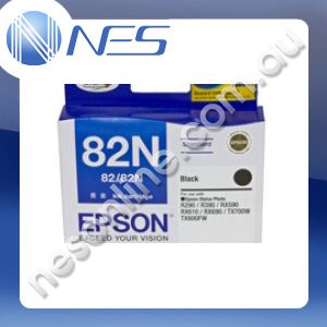 Epson Genuine 82N Black Ink Cartridge for Epson Artisan 725/730/835/837 Stylus Photo R290/R390/RX590/RX610/RX690/TX700W/TX710W/TX800FW/TX810FW T50/TX650 [C13T112192]