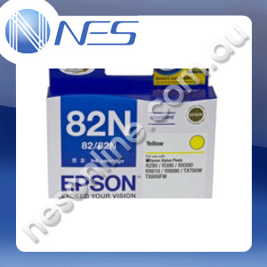 Epson Genuine 82N Yellow Ink Cartridge for Epson Artisan 725/730/835/837 Stylus Photo R290/R390/RX590/RX610/RX690/TX700W/TX710W/TX800FW/TX810FW T50/TX650 [C13T112492]