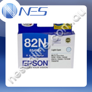 Epson Genuine 82N Light Cyan Ink Cartridge for Epson Artisan 725/730/835/837 Stylus Photo R290/R390/RX590/RX610/RX690/TX700W/TX710W/TX800FW/TX810FW T50/TX650 [C13T112592]