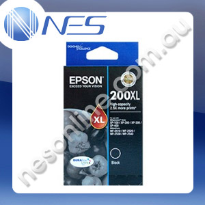 Epson Genuine #200XL BLACK High Yield Ink Cartridge for XP100 XP200 XP300 XP400 WF2530 [T201192]