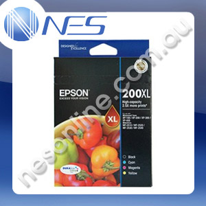 Epson Genuine #200XL VALUE PACK Ink Cartridge for XP100 XP200 XP300 XP400 WF2530 [T201692] ***FREE POSTAGE!***