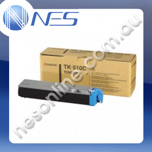 Kyocera Genuine TK-510C CYAN Toner Cartridge for Kyocera FSC5020N/5025N/5030N [TK510C]