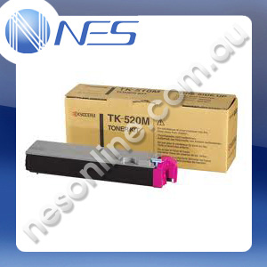 Kyocera Genuine TK-520M MAGENTA Toner Cartridge for Kyocera FSC5015N [TK520M]