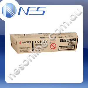 Kyocera Genuine TK815Y YELLOW Toner Cartridge for Kyocera KMC2630D [TK815Y]