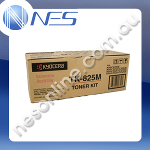 Kyocera Genuine TK825M MAGENTA Toner Cartridge for Kyocera KMC2520/2525/3225/3232/4035E [TK825M]