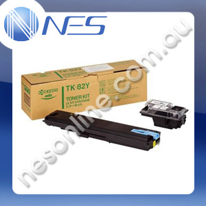 Kyocera Genuine TK82Y YELLOW Toner Cartridge for Kyocera FS8000C [TK82Y]