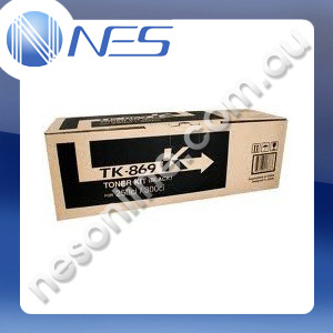 Kyocera Genuine TK869K BLACK Toner Cartridge for Kyocera TASKalfa 250ci/300ci [TK869K]