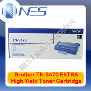 Brother Genuine TN-3470 EXTRA High Yield Toner Cartridge for L6200DW/L6400DW/L6700DW/L6900DW TN3470 (12K)