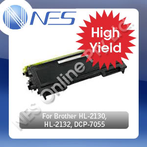 HV Compatible TN2030 Black Toner Cartridge for Brother HL2130/HL2132/DCP7055 Printer (2,600 Pages Yield)
