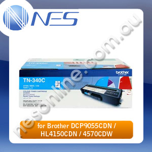Brother Genuine TN340C CYAN Toner Cartridge for DCP9055CDN/HL4150CDN/HL4570CDW/MFC9460CDN/MFC9970CDW (1.5K Yield)