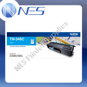 Brother TN346C Genuine CYAN High Yield Toner HL-L8250CDN/8350CDW/MFC-L8600CDWMFC-L8850CDW TN346 (3.5K)