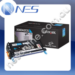 Lexmark Genuine X560A2CG CYAN Toner Cartridge for Lexmark X560N [X560A2CG]