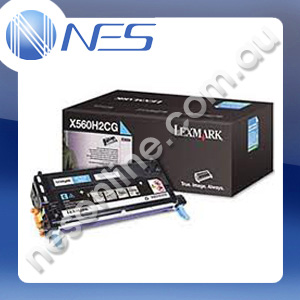 Lexmark Genuine X560H2CG CYAN High Yield Toner Cartridge for Lexmark X560N [X560H2CG]