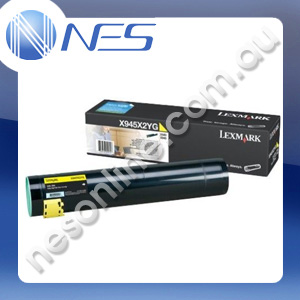 Lexmark Genuine X945X2YG YELLOW Print Cartridge for Lexmark X940e/945e [X945X2YG]