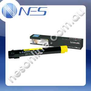 Lexmark Genuine X950X2YG YELLOW Extra High Yield Toner Cartridge for Lexmark X950DE/X954DE [X950X2YG]