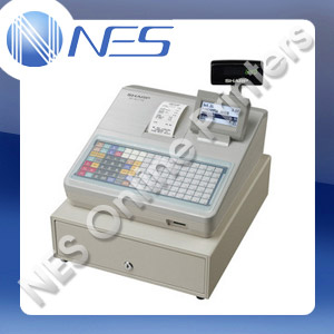 Sharp XE-A217WH Cash Register with Locking Cash Drawer & Customer Display (RRP$949) XEA217 *WHITE*