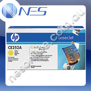 HP Genuine CE252A YELLOW Toner Cartridge for HP LaserJet CM3530 MFP/CM3530fs MFP/CP3525/CP3525dn/CP3525n/CP3525x (7K Yield)