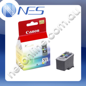 Canon Genuine CL51 FINE COLOUR Ink Cartridge High Yield for Canon IP2200/IP2400/IP6210D/IP6220D/IP6320D/MP140/MP150/MP160/MP170/MP180 /MP450/MP460/MX300/MX310 [CL-51]