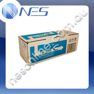 Kyocera Genuine TK-554C CYAN Toner Cartridge for Kyocera FS-C5200DN [TK554C/TK554]