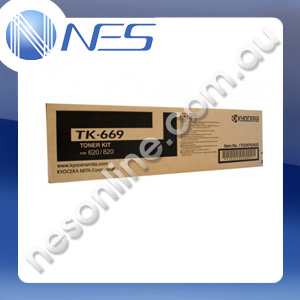 Kyocera Genuine TK-669 Toner Cartridge for Kyocera TASKalfa 620i/820 [TK669/TK669K/TK669BK] 55K Yield