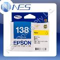 Epson Genuine 138 High Capacity DURABrite Ultra YELLOW Ink Cartridge for Stylus NX230/NX420/N430/NX635, WorkForce 320/325/435/525/545/60/625/630/633/645/840/845/7010/7510/7520 [C13T138492]
