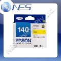 Epson Genuine 140 Extra High Capacity DURABrite Ultra YELLOW Ink Cartridge for Stylus NX635, WorkForce  545/60/625/630/WorkForce633/WorkForce645/WorkForce840/WorkForce845/7010/WorkForce7510/WorkForce7520 (765 Pages Yield) [C13T140492] Unboxed