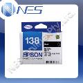 Epson Genuine 138 High Capacity DURABrite Ultra BLACK Ink Cartridge for Stylus NX230/NX420/N430/NX635, WorkForce 320/325/435/525/545/60/625/630/633/645/840/845/7010/7510/7520 [C13T138192]